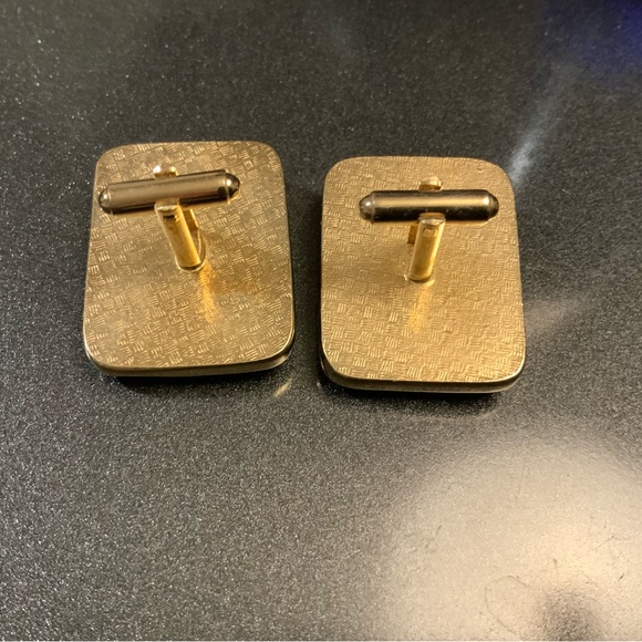 Vintage Roman Centurion Cameo Cuff Links - Picture 3 of 3